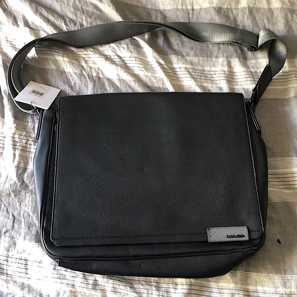 Laptop leather bag